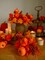 4PCS Maple Leaves Bunch with Silk Pumpkin Autumn Floral Stems for DIY Arrangment Fall Decor Fall Decorations for Home